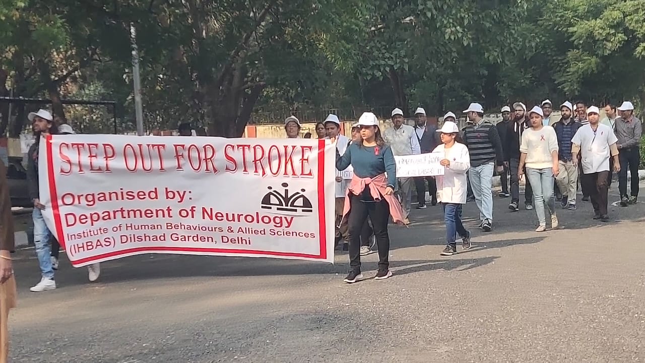 Walkathon at IHBAS: Step out for Stroke