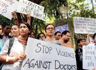 Assault on doctors treating coronavirus patient at Gandhi hospital
