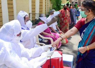 COVID: India COVID cases continue to fall, number of active cases below 8 lakh second consecutive day