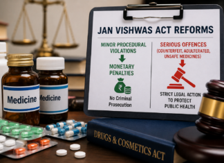 Centre Eases Penalties for Minor Drug Law Violations, Retains Tough Action Against Unsafe Medicines