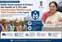 Delhi Government Launches Landmark Health Scheme for 2.70 Lakh Construction Workers and Their Families