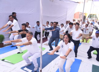 International Yoga Day Celebrated at Lok Nayak Hospital; Haemophilia Patients Showcase Resilience Through Yoga