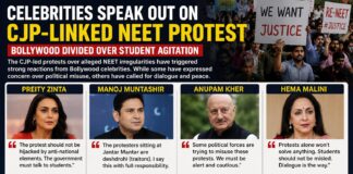 Celebrities Weigh In on CJP-Linked NEET Protest, Call for Peace and Responsibility CJP-linked NEET protests