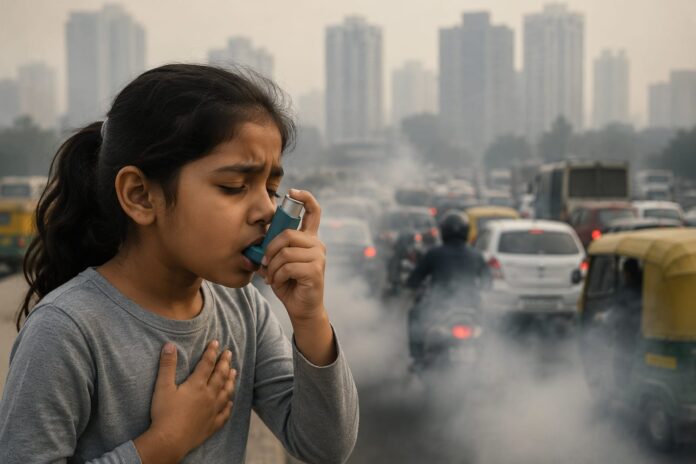 Child Asthma Cases in Delhi NCR