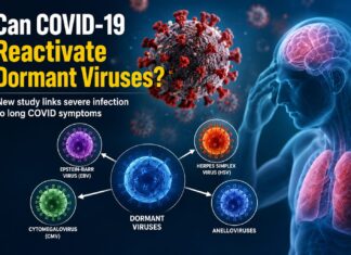 Can COVID-19 Reactivate Dormant Viruses? New Study Links Severe Infection to Long COVID Symptoms COVID-19 and dormant viruses