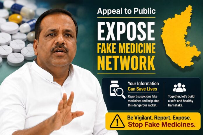 Karnataka Health Minister U.T. Khader urges citizens to report suspected spurious drugs