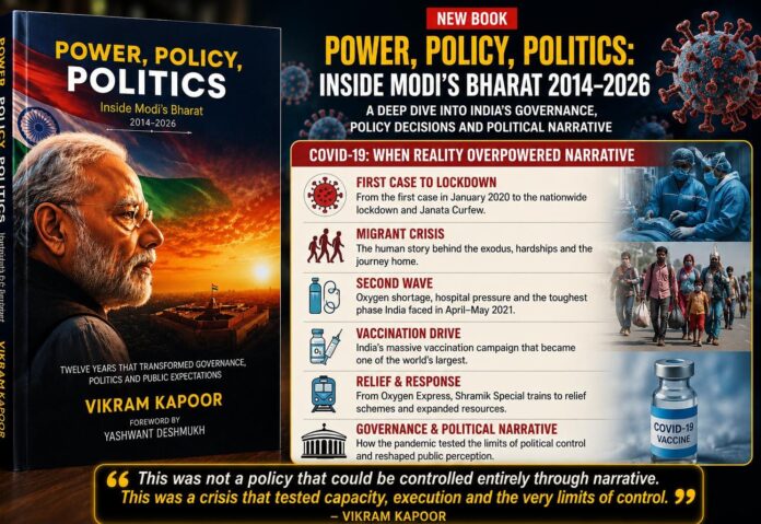 Power, Policy, Politics: Inside Modi’s Bharat 2014–2026: Vikram Kapoor’s New Book Examines How COVID-19 Tested Governance, Policy and Political Narratives
