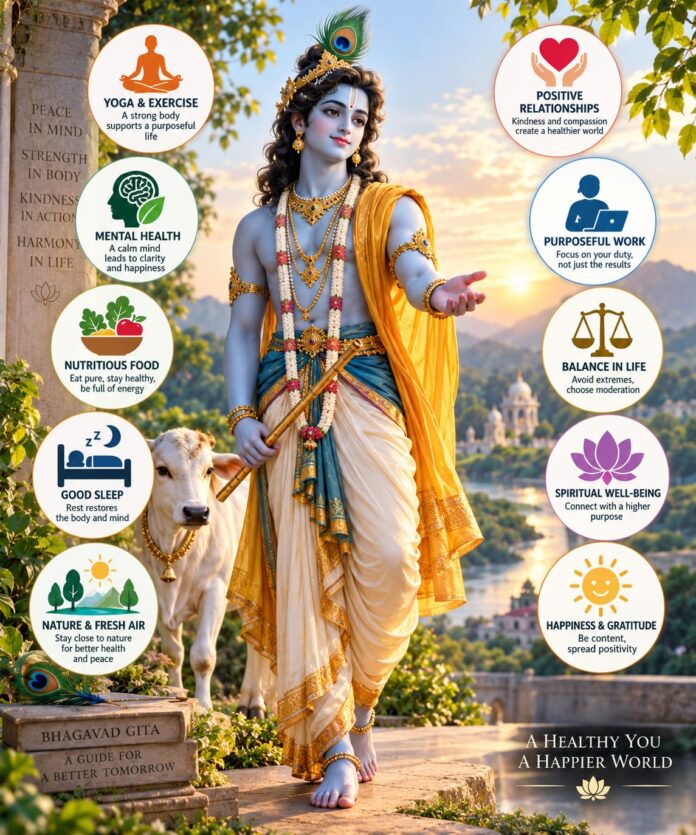 Lord Krishna’s Wisdom for Healthy Living: