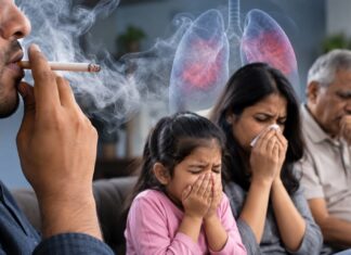 Passive Smoking Claimed 3.25 Lakh Lives in India in 2023: Lancet Study Warns of Growing Health Crisis smoking is not only an individual health risk. The smoke can become a health hazard for everyone sharing the same environment.