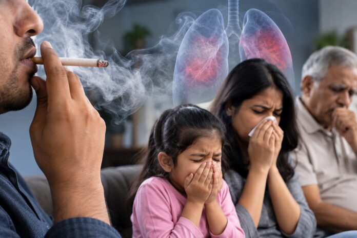 smoking is not only an individual health risk. The smoke can become a health hazard for everyone sharing the same environment.