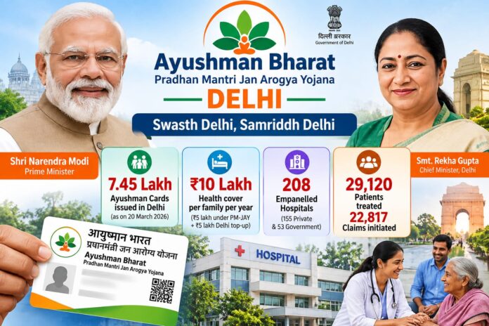 Ayushman Bharat–Pradhan Mantri Jan Arogya Yojana (PM-JAY), Delhi