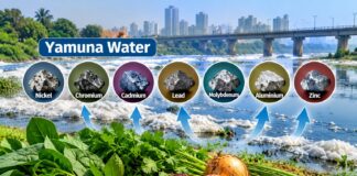 Yamuna Vegetables Show High Heavy Metal Levels: Delhi University Study Raises Cancer Risk Concerns Heavy Metals in Yamuna water