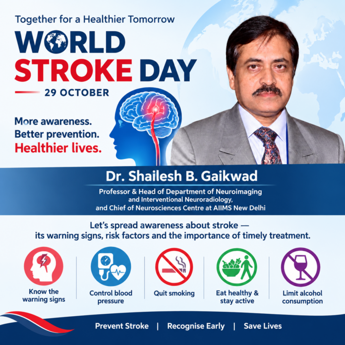 World Stroke Day,AIIMS