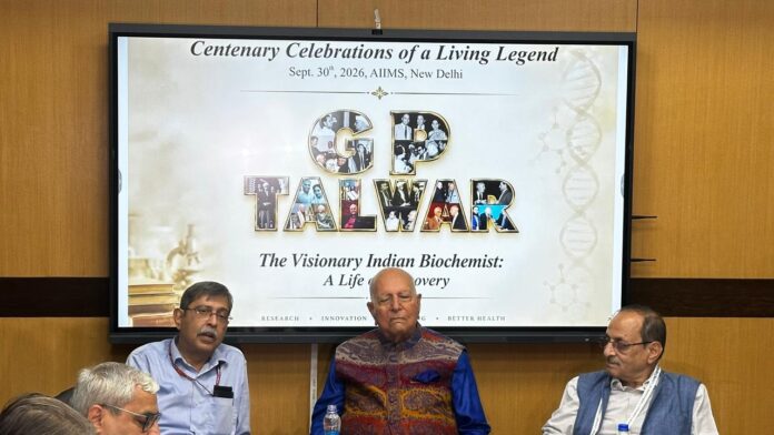 AIIMS Celebrates 100th Birthday of Prof. G.P. Talwar, Pioneer of India’s Biomedical Research